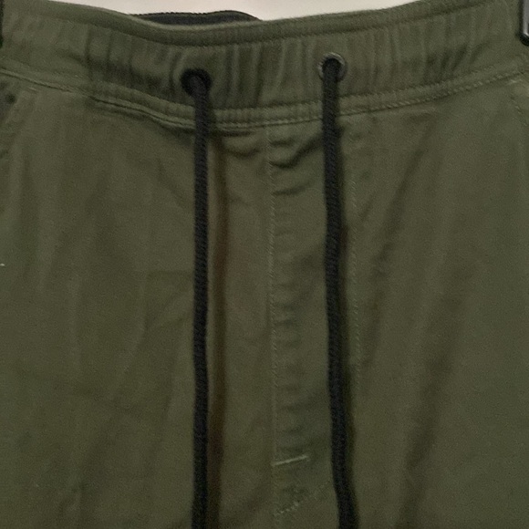 VOLVOM OLIVE Green Joggers MENS size XXL PULL ON ELASTIC DRAWSTRING WAIST CLEAN - Picture 3 of 10